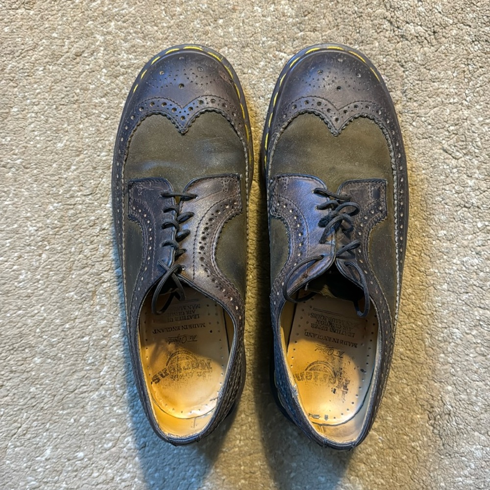 Beautiful Vintage Dr Martens Oxford Wingtip Shoes